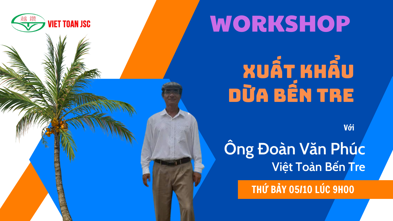 XUẤT KHẨU DỪA BẾN TRE